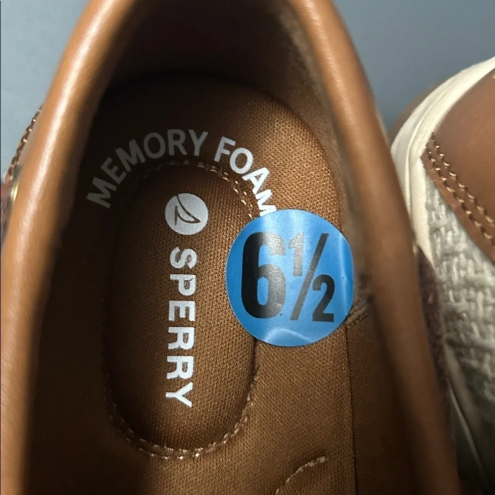 Sperry Brown Leather Boat Shoes
